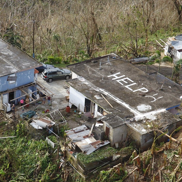 Puerto Rico tras el paso del Huracán María